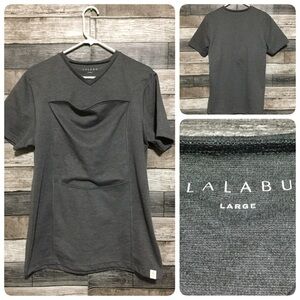 Lalabu Women's Charcoal Short Sleeve Tee
